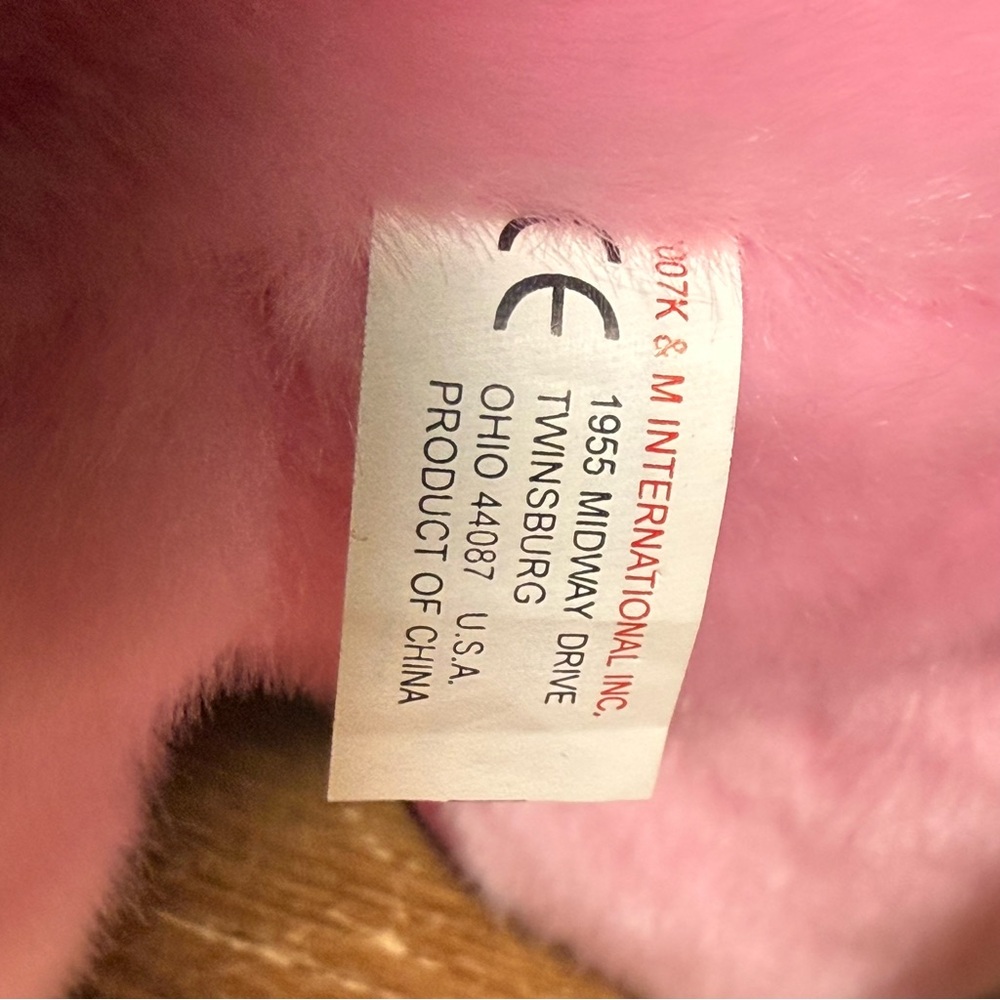 Wild Republic K&M International Vibes Pink Cat With Blue Eyes Plush - Picture 7 of 8